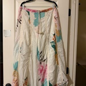 Floral Patchwork pants